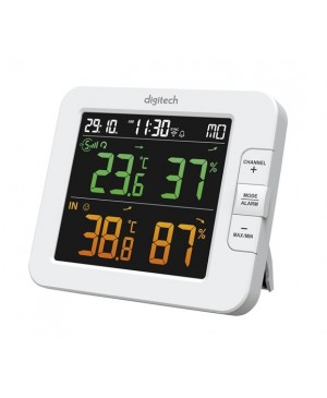 Digitech Smart Wifi Multi-Channels Weather Station with Colour LCD Screen • XC0438