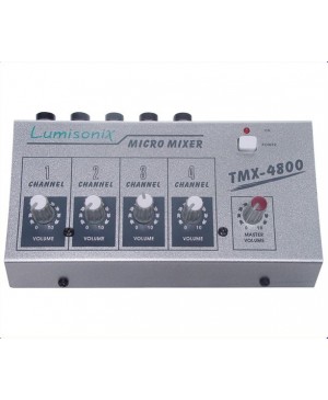 4 Input Microphone Mixer, Master Volume Control A2620 MM1401