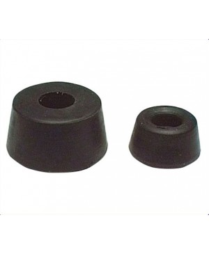24mm Round Bolt On Rubber Feet Pack of 1000 H0924