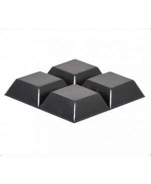 20mm Square Adhesive Rubber Feet Pack of 1000 H0954 Made in Taiwan