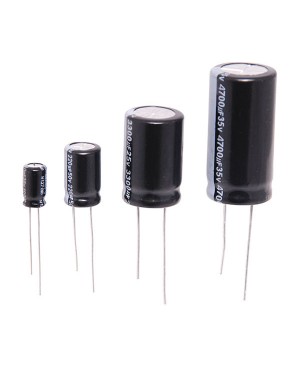 1000uF 25V High Temp. PCB Electrolytic Capacitor 500 Reel RT4884A