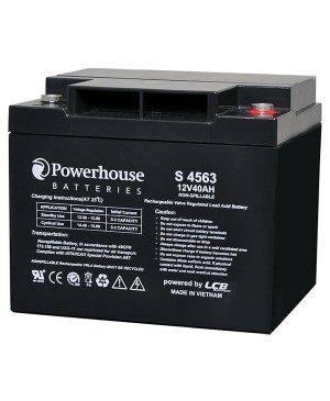 Powerhouse 12V 40Ah Sealed Lead Acid (SLA) Battery M6 S4563