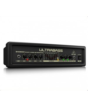 Behringer BXD3000H Lightweight 300W 2Ch Bass Amplifier Head