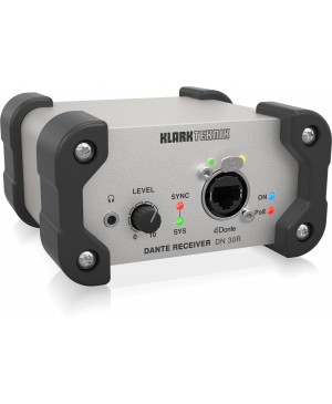 Klark Teknik DN30R 2 Channel Dante Audio Receiver for Ultra Networking