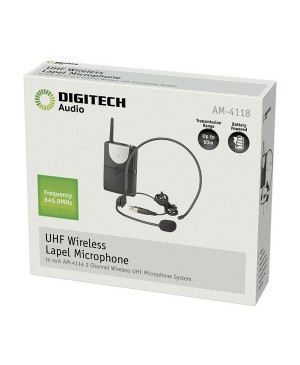 Digitech Channel B UHF Headband Microphone for AM4132 AM4118