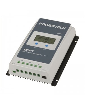 Powertech 20A MPPT Solar Charge Controller, Lithium/SLA Batteries · MP3741