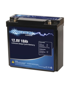 Powertech 12.8V 18Ah Lithium Deep Cycle Battery SB2212