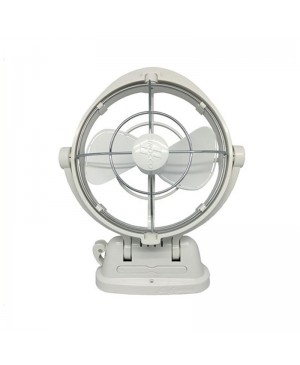 Sirocco 12-24VDC Gimbal Fan 178mm Three Speed White 7010CAWBX Made in Canada