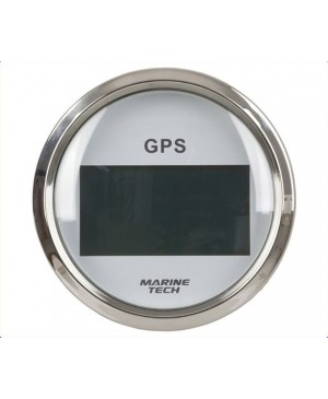 GPS Speedometer Gauge, COG 100mm White MGG026