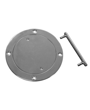Metal Deck Plate with Key - 140mm Outer Diameter / 100mm Opening MHG250