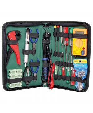 Micron 20 Piece Electronic Tool Kit With Soldering Iron • T2163 