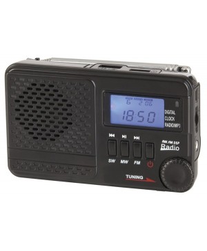 Digitech AM/FM/SW Rechargeable Radio with MP3 AR1721