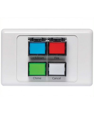Redback Lockdown / Fire / Chime / Cancel Remote Wall Plate A2069