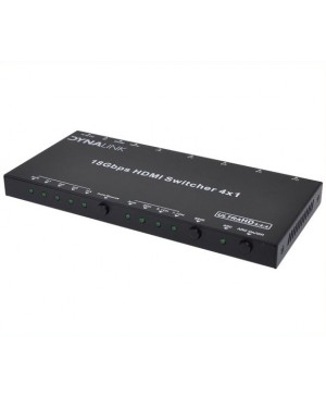 Dynalink 4 Way 4K HDMI Switcher With Audio Extractor & RS232 A3082