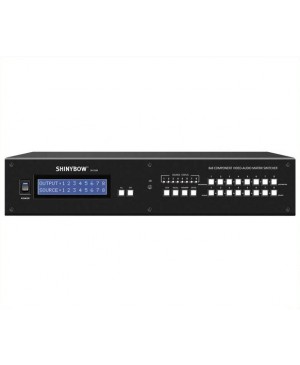 Shinybow 8 In To 8 Out Component AV Matrix Switcher A3448 SB-5588