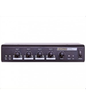 Redback 4 Channel Public Address Mixer, Bass, Treble A4422