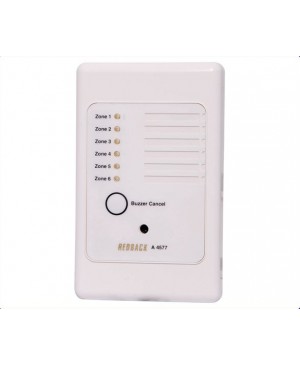 Redback 6 Zone Universal Remote Alarm Wallplate A4577