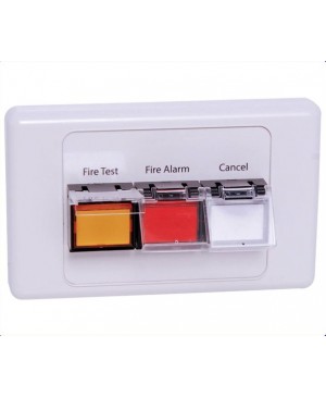 Redback Fire Alarm Test Wallplate, Suit A4595 A4597