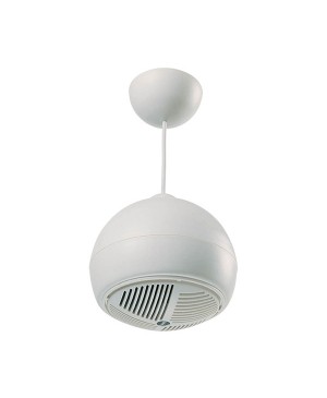 Redback 15W 100V Line White Ball Pendant Ceiling Speaker C1050