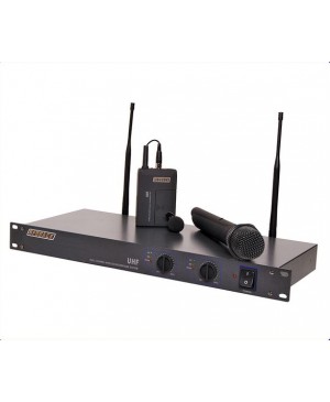 Redback UHF Wireless Microphone Sys 2 Ch, Handheld C8882B