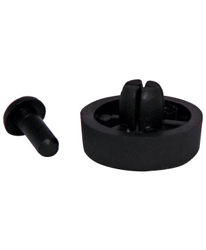 20mm Round Push In Plastic Feet Pack of 1000 H0974