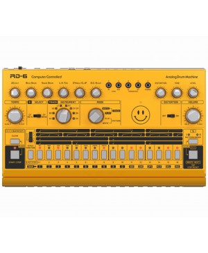 Behringer RD-6-AM Analog Drum Machine - AMBER / Yellow RD-6-AM
