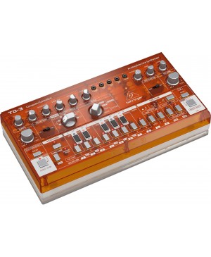 Behringer TD-3-TG Analog Bass Line Synthesizer, VCO, VCF, 16-Step, TANGERINE