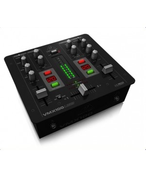 Behringer VMX100USB 2-Ch DJ Mixer,USB/Audio Interface,BPM