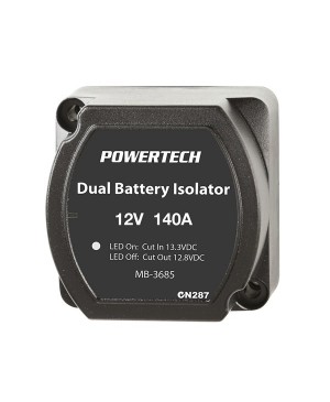 Powertech 140A Dual Battery Isolator (VSR) MB3685