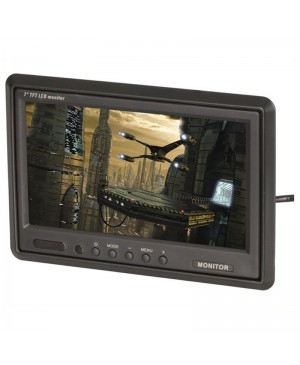 Digitech 178mm TFT LCD Widescreen Colour Monitor,IR Remote QM3752