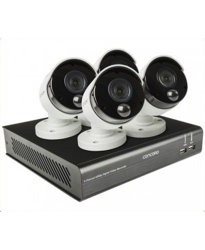 Concord 4 Channel HD DVR Package, 4x1080p Cameras QV5000 CDK4242P-A