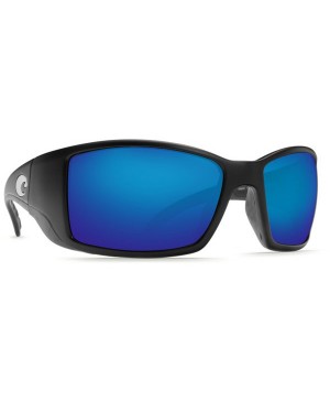 Costa Blackfin Sunglasses, Matte Black Frame, Blue Mirror Lens BL 11 OBMGLP