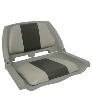 Oceansouth Basic Seats - Fold Down - Padded Light Grey/Charcoal MUA120 MA 702-23